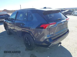 2021 Toyota RAV4 Hybrid XSE with VIN 4T3E6RFV5MU057078, listed as a IAAI auction lot 41718381 with 65,797 mi miles. Bid and sale history available at carsss.com. Image 3.