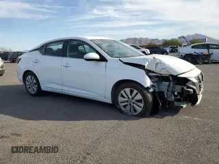 2022 Nissan Sentra S with VIN 3N1AB8BV1NY288326, listed as a Copart auction lot 76569314 with 32,398 mi miles and Salvage Title. Bid and sale history available at carsss.com. Image 4.