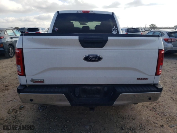2017 Ford F-150 XL with VIN 1FTEW1CP7HKD07619, listed as a Copart auction lot 43382995 with 67,847 mi miles and Salvage Title. Bid and sale history available at carsss.com. Image 6.