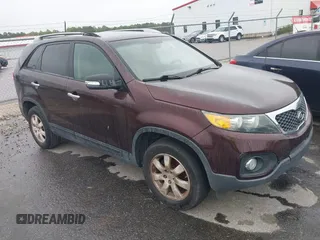 2011 Kia Sorento LX with VIN 5XYKT4A11BG075222, listed as a IAAI auction lot 42284867 with 203,178 mi miles and . Bid and sale history available at DreamBid. Image 1.