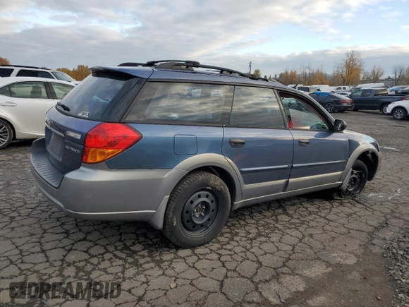 2005 Subaru Legacy Outback z VIN 4S4BP61C357347249, wystawiony jako Copart lot #82788214 z przebiegiem 242 369 mil mil oraz Szkoda całkowita • Salvage title. Historia ofert i sprzedaży dostępna na DreamBid. Obrazek 3.