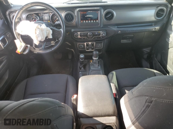 2022 Jeep Wrangler Unlimited Willys with VIN 1C4HJXDG1NW102069, listed as a Copart auction lot 52353995 with 33,328 mi miles and Salvage Title. Bid and sale history available at DreamBid. Image 8.