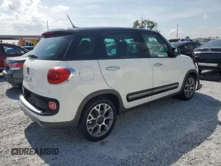 2014 FIAT 500L Trekking with VIN ZFBCFADH9EZ015734, listed as a Copart auction lot 57647185 with 67,302 mi miles and Salvage title. Bid and sale history available at DreamBid. Image 3.