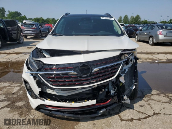 2020 Buick Encore GX Select with VIN KL4MMESL6LB119233, listed as a Copart auction lot 60217445 with 58,525 mi miles and Salvage title. Bid and sale history available at DreamBid. Image 5.