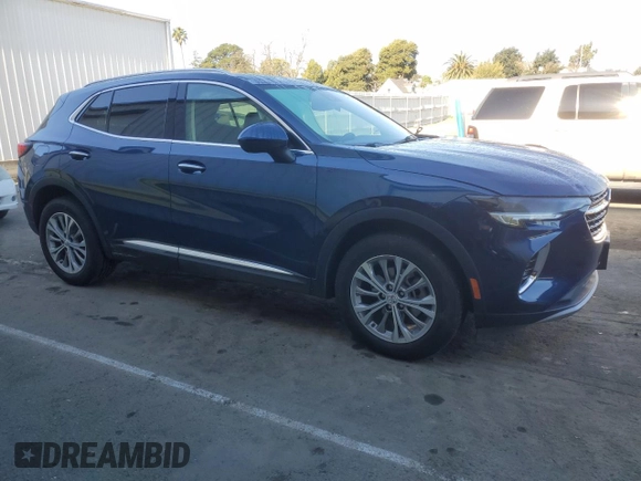 2022 Buick Envision Preferred with VIN LRBFZMR46ND028588, listed as a Copart auction lot 46803215 with 30,794 mi miles and Salvage Title. Bid and sale history available at carsss.com. Image 4.