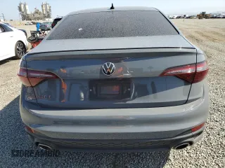 2024 Volkswagen Jetta 40th Anniversary Edition with VIN 3VW8T7BU5RM022814, listed as a Copart auction lot 59702685 with 14,050 mi miles and Salvage title. Bid and sale history available at DreamBid. Image 6.