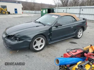 1998 Ford Mustang GT with VIN 1FAFP45XXWF160692, listed as a Copart auction lot 47210885 with 180,035 mi miles and Salvage Title. Bid and sale history available at carsss.com. Image 1.