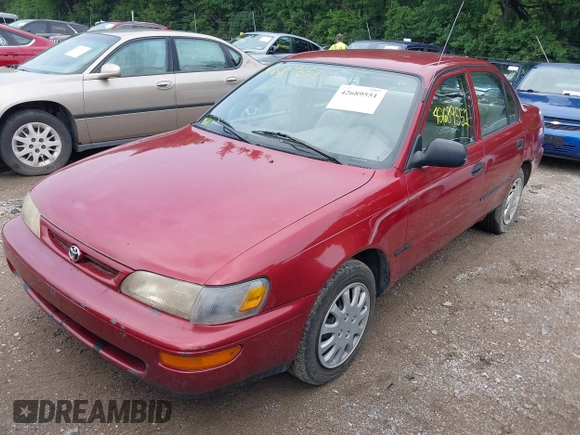 1997 Toyota Corolla with VIN 1NXBA02E7VZ538706, listed as a IAAI auction lot 42689551 with 301,005 mi miles and . Bid and sale history available at DreamBid. Image 2.