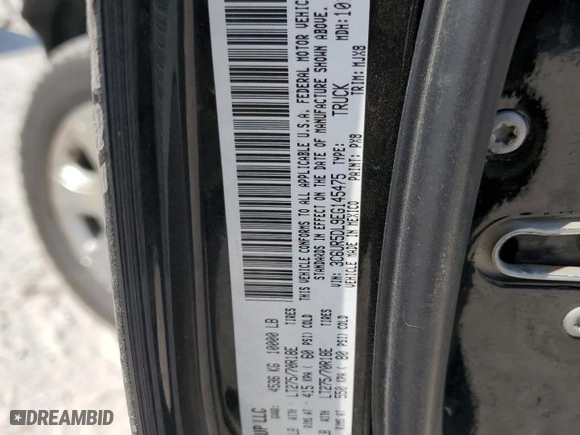 2014 Ram 2500 SLT with VIN 3C6UR5DL9EG145475, listed as a Copart auction lot 68456504 with 210,277 mi miles and Salvage Title. Bid and sale history available at carsss.com. Image 12.