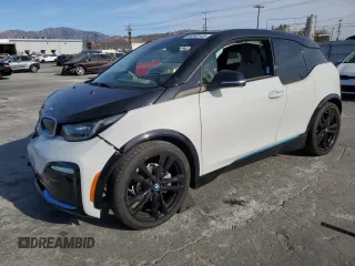 2018 BMW i3 s with VIN WBY7Z8C59JVB86654, listed as a Copart auction lot 89368145 with 0 mi miles and Salvage Title. Bid and sale history available at carsss.com. Image 1.