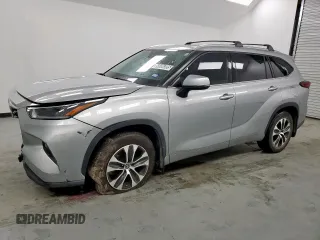 2021 Toyota Highlander XLE with VIN 5TDHZRBH7MS072199, listed as a Copart auction lot 60086395 with 85,892 mi miles and Clean title. Bid and sale history available at DreamBid. Image 1.