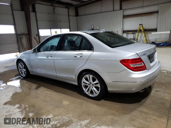 2014 Mercedes-Benz C 250 Sport with VIN WDDGF4HB0EA918431, listed as a Copart auction lot 54676495 with 178,407 mi miles and Clean title. Bid and sale history available at DreamBid. Image 2.