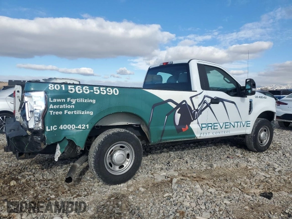 2019 Ford Super Duty F-250 SRW XL with VIN 1FTBF2A61KEE66449, listed as a Copart auction lot 87896505 with 106,429 mi miles and Salvage Title. Bid and sale history available at carsss.com. Image 3.