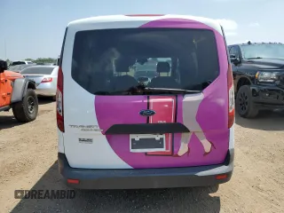 2017 Ford Transit Connect XLT with VIN NM0LE7F78H1318592, listed as a Copart auction lot 66201585 with 137,353 mi miles and Clean title. Bid and sale history available at DreamBid. Image 6.