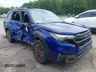 2025 Subaru Forester Special Sports with VIN JF2SLDHC9SH420996, listed as a IAAI auction lot 42470171 with Not provided miles and . Bid and sale history available at DreamBid. Image 1.