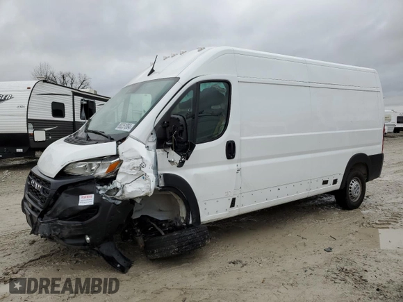 2024 Ram ProMaster Cargo Tradesman with VIN 3C6LRVDG5RE105345, listed as a Copart auction lot 80251084 with 2,440 mi miles and Non Repairable. Bid and sale history available at DreamBid. Image 1.