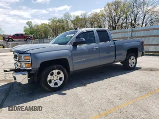 2015 Chevrolet Silverado 1500 LT with VIN 1GCVKREC7FZ435447, listed as a Copart auction lot 54519515 with 124,881 mi miles and Salvage Title. Bid and sale history available at DreamBid. Image 1.