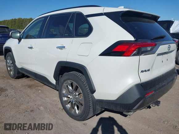 2019 Toyota RAV4 Limited with VIN JTMN1RFV1KD517037, listed as a IAAI auction lot 41844316 with 66,961 mi miles. Bid and sale history available at carsss.com. Image 3.