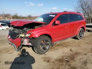 2018 Dodge Journey Crossroad with VIN 3C4PDDGG3JT387161, listed as a Copart auction lot 44613065 with Not Provided miles and Salvage Title. Bid and sale history available at carsss.com. Image 1.