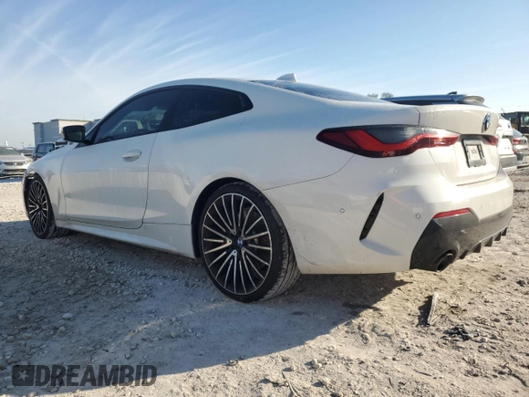 2021 BMW 4 Series 430i with VIN WBA53AP03MCG66105, listed as a Copart auction lot 88971625 with 69,236 mi miles and Salvage Title. Bid and sale history available at DreamBid. Image 2.