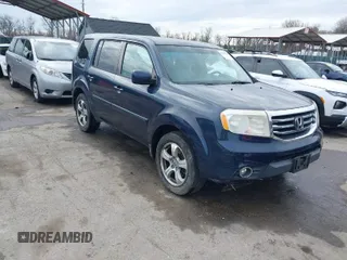 2012 Honda Pilot EX-L with VIN 5FNYF4H6XCB037404, listed as a IAAI auction lot 41832555 with 192,146 mi miles. Bid and sale history available at carsss.com. Image 1.