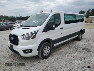 2023 Ford Transit Passenger XL with VIN 1FBAX2Y82PKA49323, listed as a Copart auction lot 54052765 with 54,768 mi miles and Clean Title. Bid and sale history available at carsss.com. Image 1.