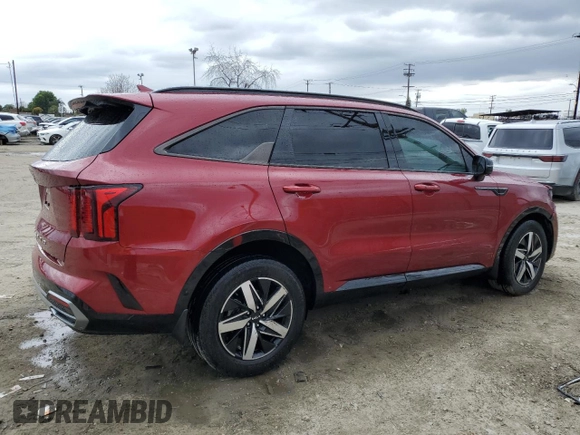 2022 Kia Sorento S with VIN 5XYRL4LC6NG129860, listed as a Copart auction lot 48370515 with 43,651 mi miles and Salvage Title. Bid and sale history available at carsss.com. Image 3.