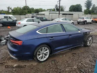 2022 Audi A5 Sportback Premium Plus z VIN WAUCBCF56NA003561, wystawiony jako Copart lot #57301185 z przebiegiem 15 174 mil mil oraz Szkoda całkowita • Salvage title. Historia ofert i sprzedaży dostępna na DreamBid. Obrazek 3.