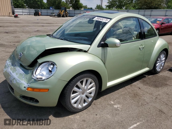 2008 Volkswagen Beetle SE with VIN 3VWRW31C78M509931, listed as a Copart auction lot 56645275 with 136,436 mi miles and Salvage title. Bid and sale history available at DreamBid. Image 1.