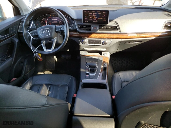 2018 Audi Q5 Premium Plus with VIN WA1BNAFY0J2011223, listed as a Copart auction lot 74570234 with 105,410 mi miles and Salvage Title. Bid and sale history available at carsss.com. Image 8.