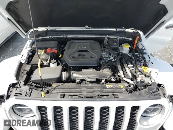 2021 Jeep Wrangler Unlimited Sahara z VIN 1C4JJXP65MW766023, wystawiony jako Copart lot #52332735 z przebiegiem 23 130 mil mil oraz Nie do naprawy • Non repairable. Historia ofert i sprzedaży dostępna na DreamBid. Obrazek 12.