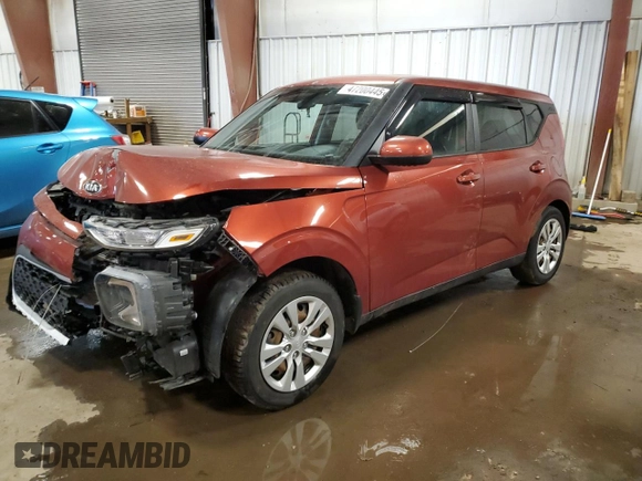 2021 Kia Soul LX with VIN KNDJ23AU0M7780113, listed as a Copart auction lot 47200445 with 51,164 mi miles and Non Repairable. Bid and sale history available at carsss.com. Image 1.