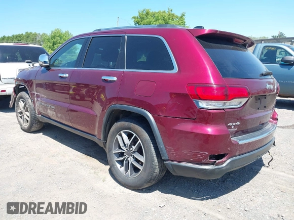 2020 Jeep Grand Cherokee Limited with VIN 1C4RJFBG8LC377356, listed as a IAAI auction lot 42581815 with 88,779 mi miles and . Bid and sale history available at DreamBid. Image 3.