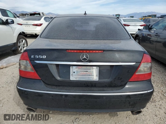 2008 Mercedes-Benz E-Class Sport 5.5L with VIN WDBUF72X38B271314, listed as a Copart auction lot 72740914 with 0 mi miles and Salvage Title. Bid and sale history available at carsss.com. Image 6.