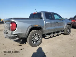 2023 GMC Canyon 4WD Denali with VIN 1GTP6FEK3P1262139, listed as a Copart auction lot 42386625 with 7,442 mi miles and Salvage Title. Bid and sale history available at carsss.com. Image 3.