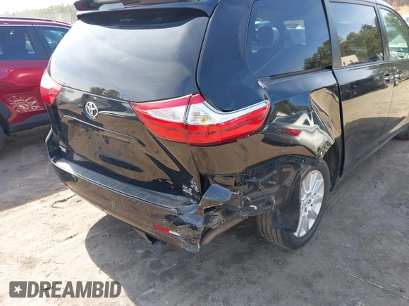 2015 Toyota Sienna Limited with VIN 5TDDK3DC9FS117289, listed as a IAAI auction lot 41861627 with 89,624 mi miles and . Bid and sale history available at DreamBid. Image 6.