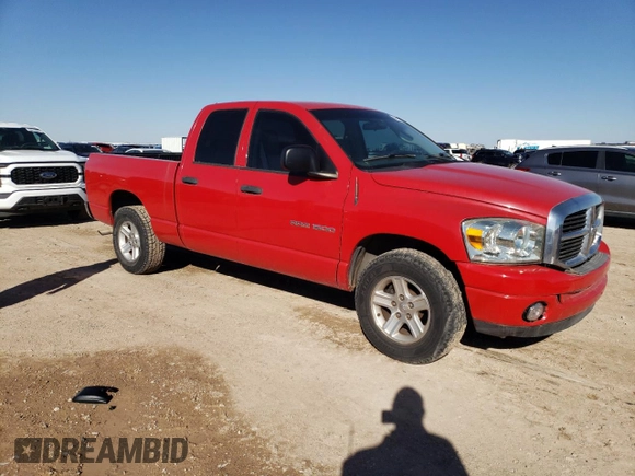 2006 Dodge 1500 SLT with VIN 1D7HA18N56S700024, listed as a Copart auction lot 48158365 with 166,490 mi miles and Clean Title. Bid and sale history available at carsss.com. Image 4.