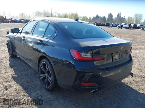 2023 BMW 3 Series 330i with VIN 3MW69FF0XP8D14763, listed as a IAAI auction lot 42067988 with 1 mi miles. Bid and sale history available at carsss.com. Image 3.