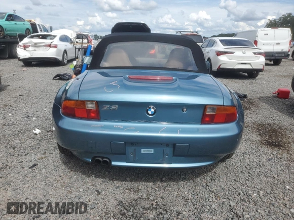 1997 BMW 3 Series 2.8L with VIN 4USCJ3325VLC08001, listed as a Copart auction lot 71037044 with 191,683 mi miles and Salvage Title. Bid and sale history available at carsss.com. Image 6.