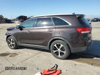 2016 Kia Sorento EX with VIN 5XYPHDA10GG050133, listed as a Copart auction lot 80547154 with 122,729 mi miles and Salvage Title. Bid and sale history available at carsss.com. Image 2.