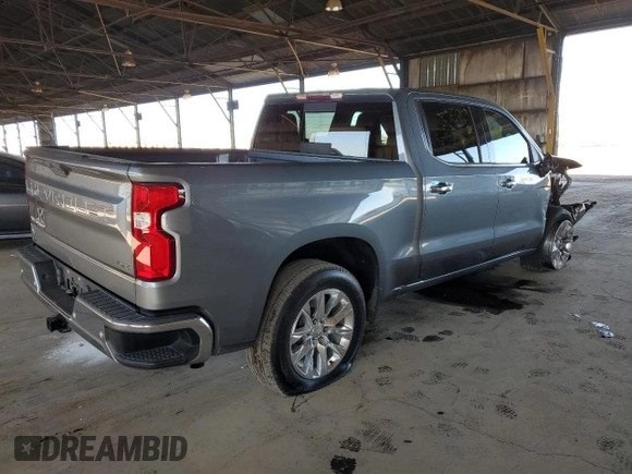 2019 Chevrolet Silverado 1500 with VIN 1GCUWEED8KZ368546, listed as a Copart auction lot 52995015 with 95,713 mi miles and Salvage Title. Bid and sale history available at DreamBid. Image 3.
