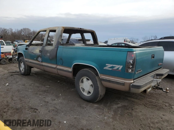 1995 GMC Sierra 1500 z VIN 2GTEK19K0S1570324, wystawiony jako Copart lot #43065205 z przebiegiem Nie podano mil oraz Szkody całkowita. Historia ofert i sprzedaży dostępna na DreamBid. Obrazek 2.