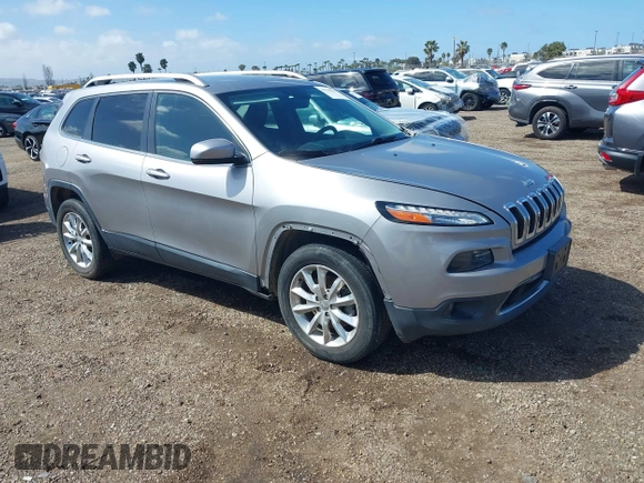2017 Jeep Cherokee Limited z VIN 1C4PJMDB4HW518815, wystawiony jako IAAI lot #41798567 z przebiegiem 68 332 mil mil oraz . Historia ofert i sprzedaży dostępna na DreamBid. Obrazek 1.