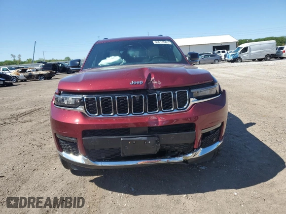 2024 Jeep Grand Cherokee Limited with VIN 1C4RJKBG3R8916325, listed as a Copart auction lot 55571865 with 35,657 mi miles and Salvage title. Bid and sale history available at DreamBid. Image 5.