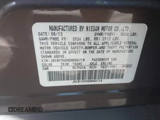 2014 Infiniti Q50 Premium with VIN JN1BV7ARXEM684719, listed as a IAAI auction lot 42122949 with 126,656 mi miles and . Bid and sale history available at DreamBid. Image 9.