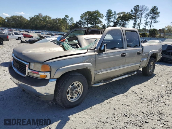 2002 GMC Sierra 1500HD SLE z VIN 1GTGK13U52F232896, wystawiony jako Copart lot #76999294 z przebiegiem Nie podano mil oraz Szkoda całkowita • Salvage title. Historia ofert i sprzedaży dostępna na DreamBid. Obrazek 1.