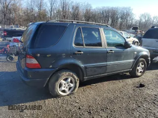 2000 Mercedes-Benz M-Class with VIN 4JGAB54E9YA152815, listed as a Copart auction lot 82996314 with 0 mi miles and Salvage Title. Bid and sale history available at carsss.com. Image 3.