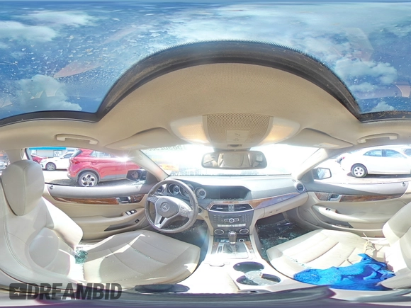 2012 Mercedes-Benz C 250 with VIN WDDGJ4HB0CF755536, listed as a Copart auction lot 58962955 with 117,349 mi miles and Salvage title. Bid and sale history available at DreamBid. Image 14.