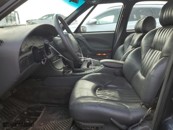 1998 Pontiac Bonneville SE with VIN 1G2HX52K7W4222082, listed as a Copart auction lot 84293574 with 201,575 mi miles and Salvage Title. Bid and sale history available at carsss.com. Image 7.