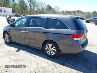2017 Honda Odyssey SE with VIN 5FNRL5H37HB010208, listed as a IAAI auction lot 41828809 with 67,399 mi miles and . Bid and sale history available at carsss.com. Image 3.